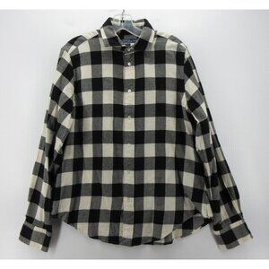 Ralph Lauren Polo Shirt XL Flannel Buffalo Plaid Classic Heritage